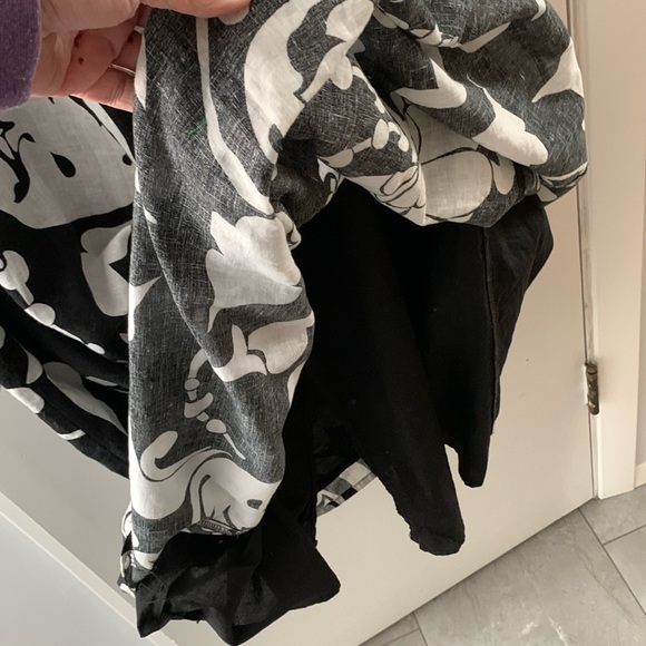 Linen/cotton blend maternity halter dress - Picture 3 of 4